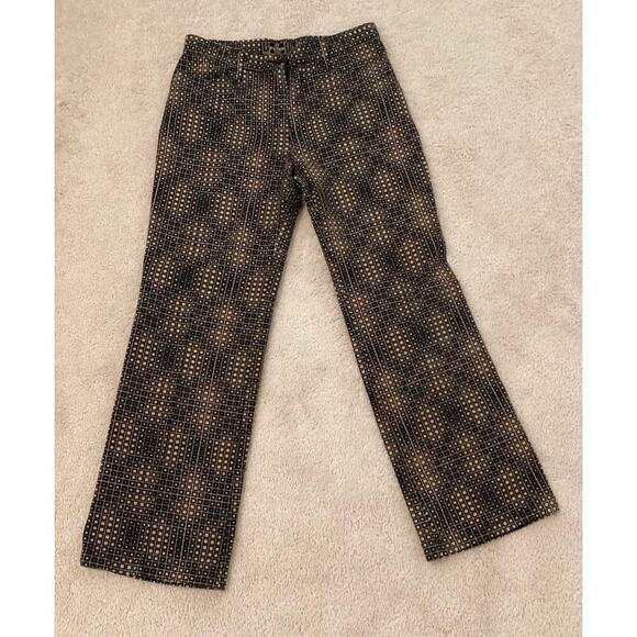 Fendi jeans trausers succa print women size 30 brown - Picture 1 of 8